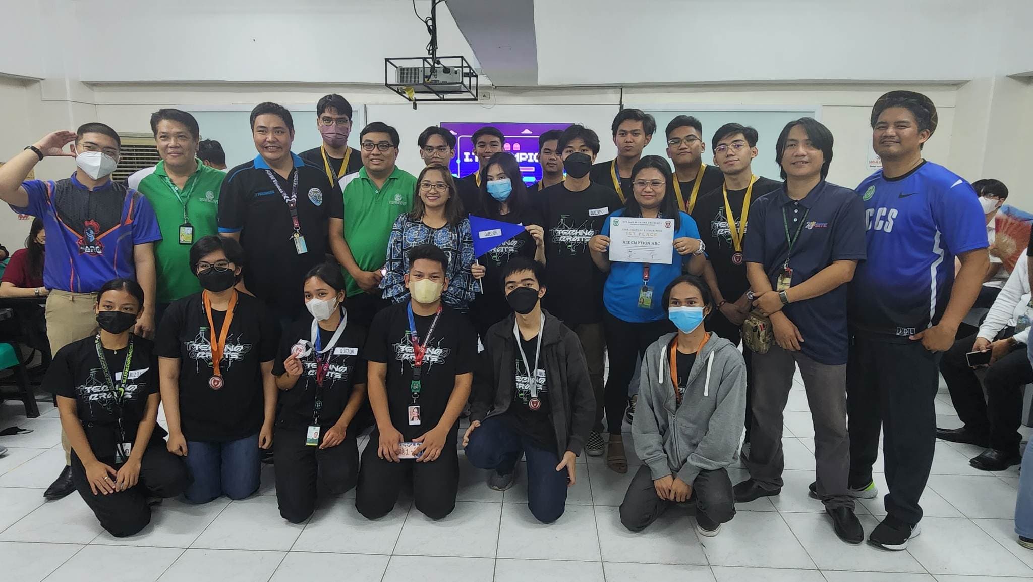 Group picture with OLFU QC Coaches and Participants