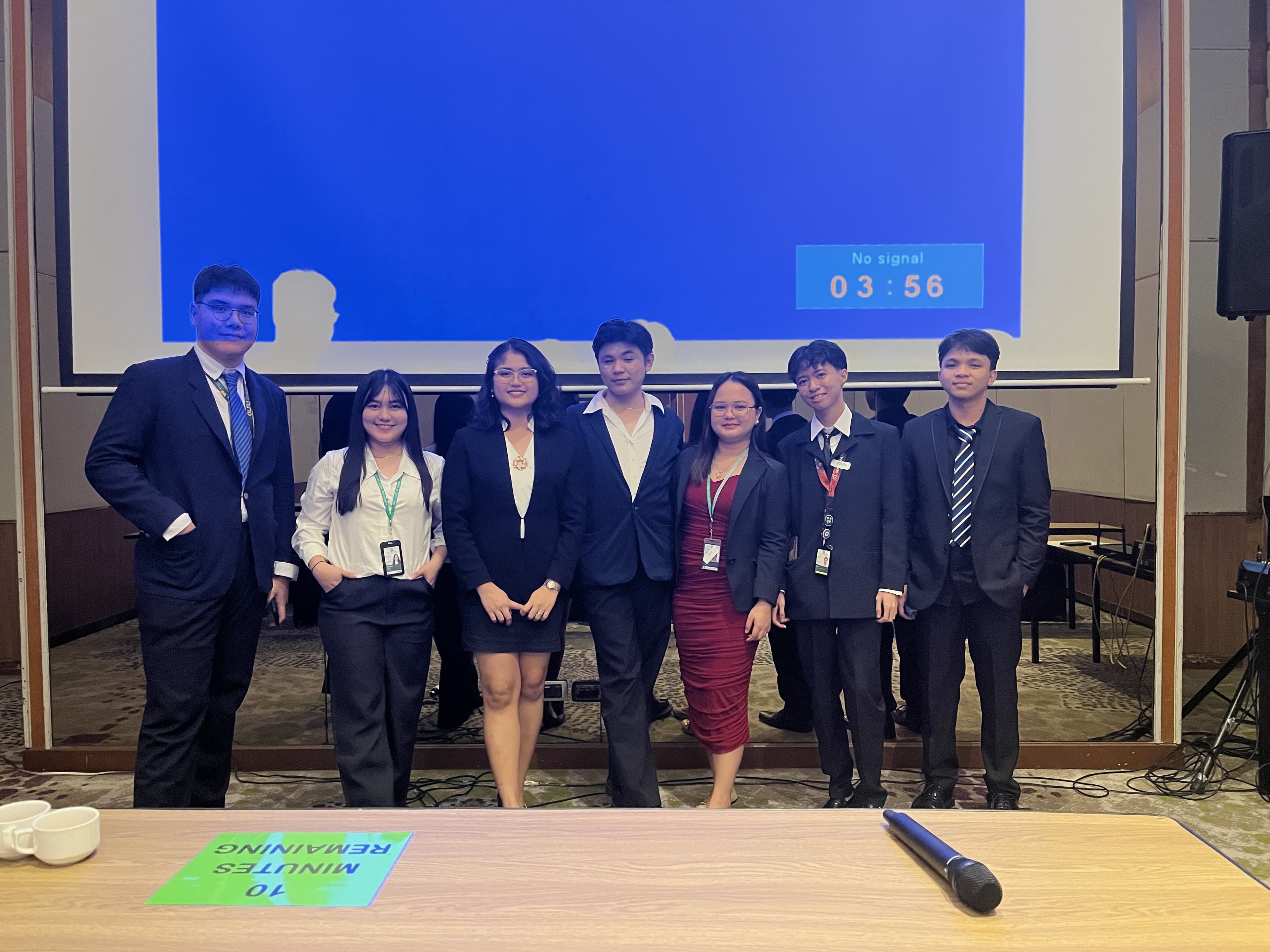 Research presenters group photo celebrating successful research presentations at 15th National Conference, including Joaquin Valdez as Research Presenter, at Eastwood Richmonde Hotel in Quezon City